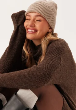 Wool Ribbed Beanie