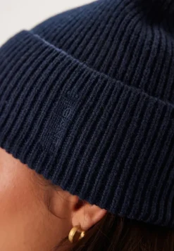 Wool Ribbed Beanie