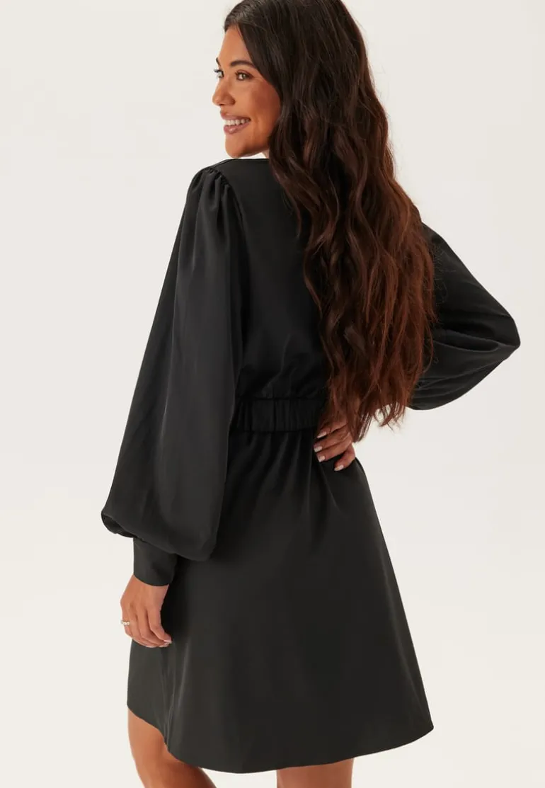 Wrap Satin Dress