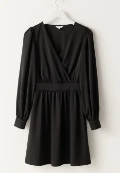 Wrap Satin Dress