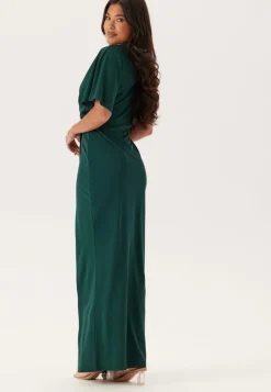 Wrap Slit Maxi Dress