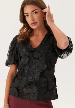 Yasflowering Ss V-neck Top